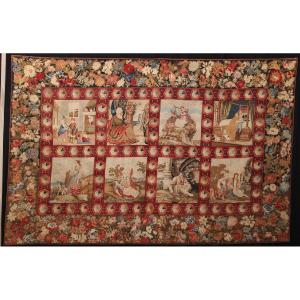  Needlepoint Tapestry, Berlin Wool Work Needlepoint, 19th Century
