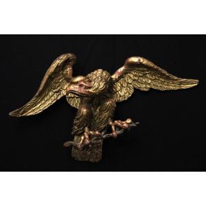 Gilded Wooden Eagle, 18th Century