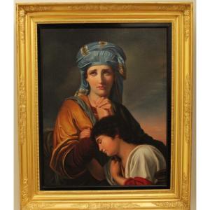 Painting, Oil On Canvas After François-joseph Navez (1787-1869)