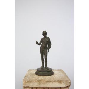 Bronze De La Fin Du XIXème Siècle Représentant Narcisse Ou Dionysos.