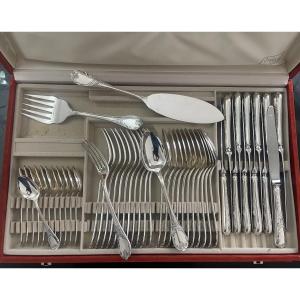 A Christofle Marly Model Cutlery Set Including 99 Pieces 