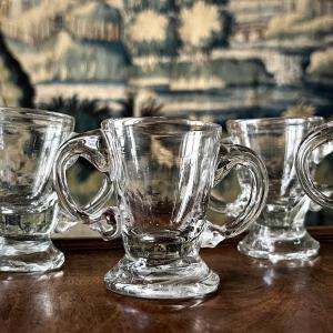 Four 18th Century Blown Glass Ice Cream Or Sorbet Cups
