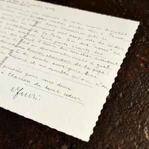 Autographed Postcard By André Breton To Gérard Legrand - October 1956 - Surrealist Manuscript