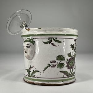 Bordeaux Earthenware Glass Cooler 18th Century Individual Cooler Bucket 18th Century