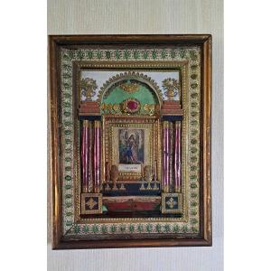 Guardian Angel Reliquary Frame Early 19th Century