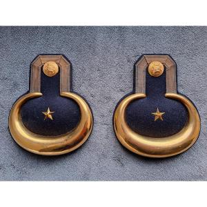 Pair Of Swedish Officer's Epaulettes