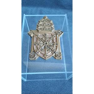 Bronze Papal Coat Of Arms Matrix