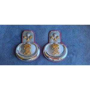 Pair Of Swedish Officer's Epaulettes
