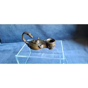 Oil Lamp By Ferdinand Barbedienne 