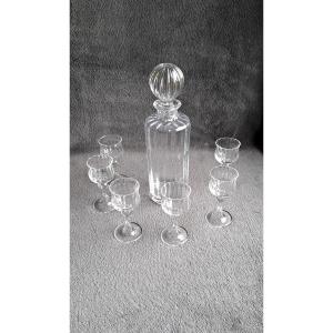 Daum Crystal Liqueur Service