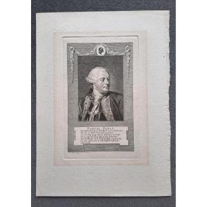 Portrait Engraving Of Pascal Paoli By Reinier Vinkeles 1769