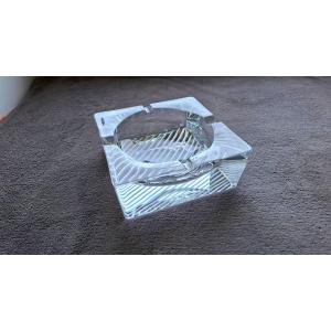 Large French Crystal Ashtray, 1970