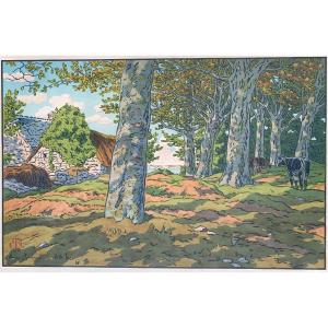 Henri Rivière (1864-1951) - Beautiful Country Of Brittany - Lithography