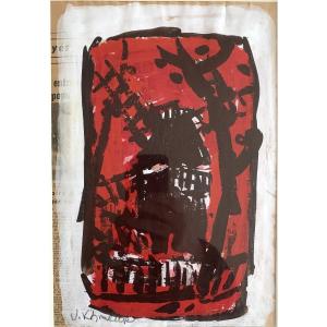 Vasyl Khmeluk (1903-1986) - василь хмелюк - Montmartre, Moulin De La Galette