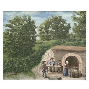 In Front Of The Tavern André Beauchant