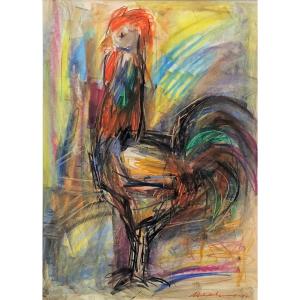 Rooster By Arthur Schachenmann (1893-1978) 