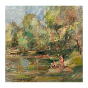 The Altkirch Pond By Arthur Schachenmann 