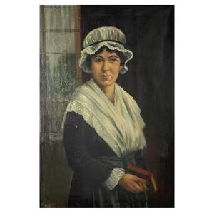 Portrait Of A Lorraine Woman By François-xavier Krugler