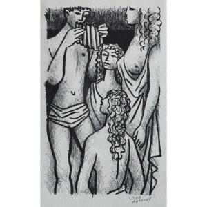 Dussour Relationship Around Music Drawing