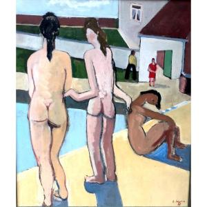 Swimming By Oscar Marin 