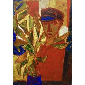 Marine With Foliage By Nicolas Carréga 