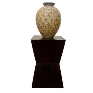 Art Deco Vase With Palmettes Motif By René Anchierri