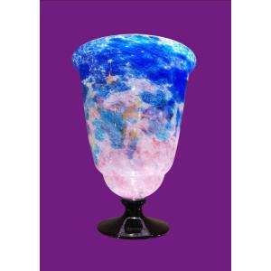 Schneider, Le Verre Français, Vase From The "jades" Series 