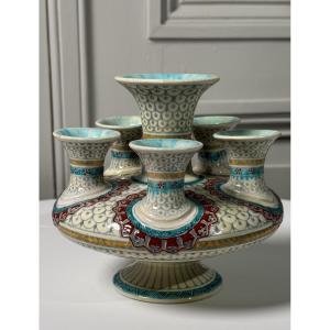 Theodore Deck - Iznik-decorated Tulip Vase