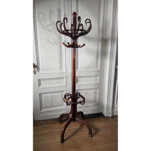 Thonet – "perroquet" Coat Stand In Bentwood, Signed, 19th Century