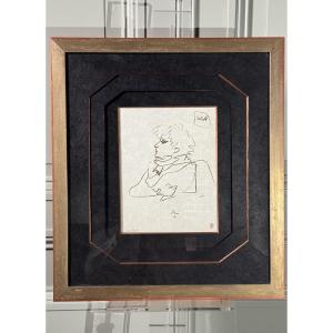 Jean Cocteau - Silkscreen - Colette