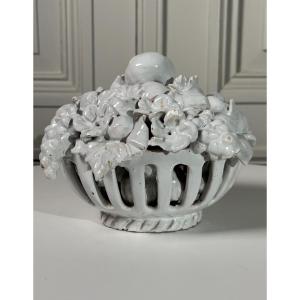 Malicorne Earthenware Fruit Basket – 18th Century