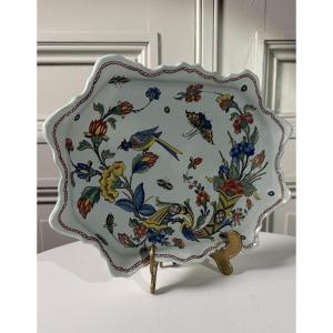 Rouen Faience Dish – 18th Century