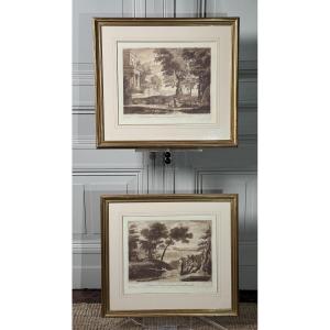 Pair Of Engravings After Claude Lorrain – John Boydell, 1776