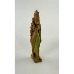 Amulet In Turquoise-glazed Steatite Depicting A Female Deity, Egypt, Late Period
