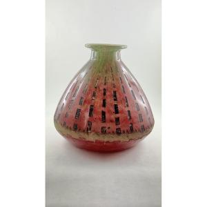 Charles Schneider (1881–1953) "chicorées" Vase – Le Verre Français Circa 1924–1927