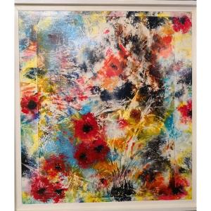 Nadette Tournier (1944) - Oil On Panel - "liberty"