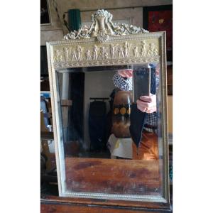 Late 19th Century Gilt Bronze Mirror