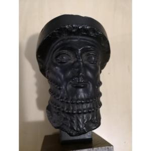 Head Of Chef Hammurabi - Reproduction From The Louvre Museum After The Antique