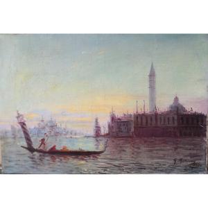 G. Mornay - Venice - Oil On Canvas - XIX - XX