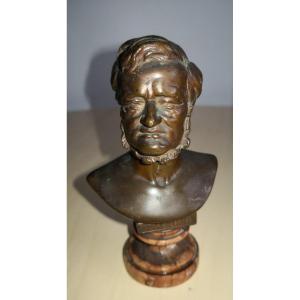 Richard Wagner (1813-1883) Bronze Bust Of The German Composer