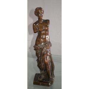 Ferdinand Barbedienne (1810-1892) - Venus De Milo - Bronze Sculpture