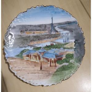 Commemorative Plate Of The 1900 Paris Universal Exhibition