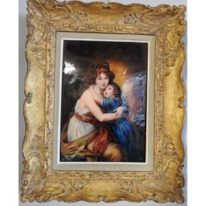 Limoges - Camille Fauré (1874-1956) - Email After Mme Vigée Le Brun (1755-1842) -