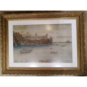 C.a. Bernard Oil Pencil Drawing