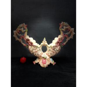 Cornucopia Shape Vase