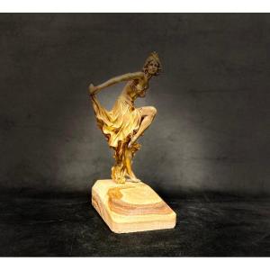 Bronze Art-deco Dancer