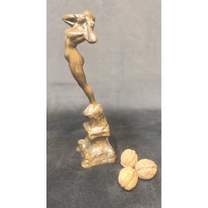 Bronze “nymph” By Hippolythe Nyst