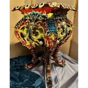 Wilhelm Schiller & Son Earthenware Chess Table