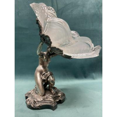 Art-nouveau Silver Medallion.