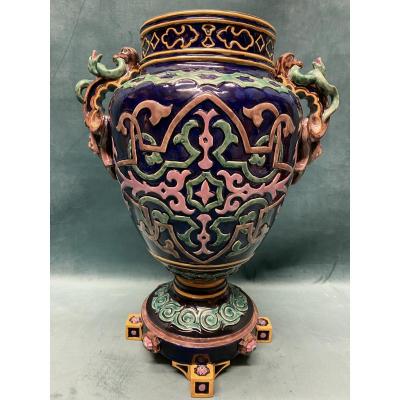 Barbotine Vase.